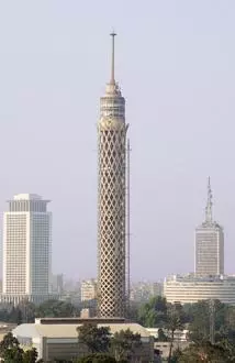 Kairo Tower in Zamalek auf der Nilinsel El Gezira