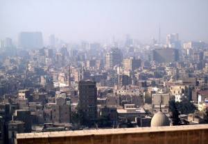 Blick auf die Stadt Kairo von der Zitadelle aus