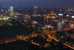 Zamalek, Blick vom Kairo Tower.